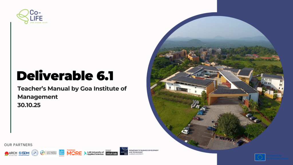 Header Image for Deliverable 6.1 by Goa Institute of Management